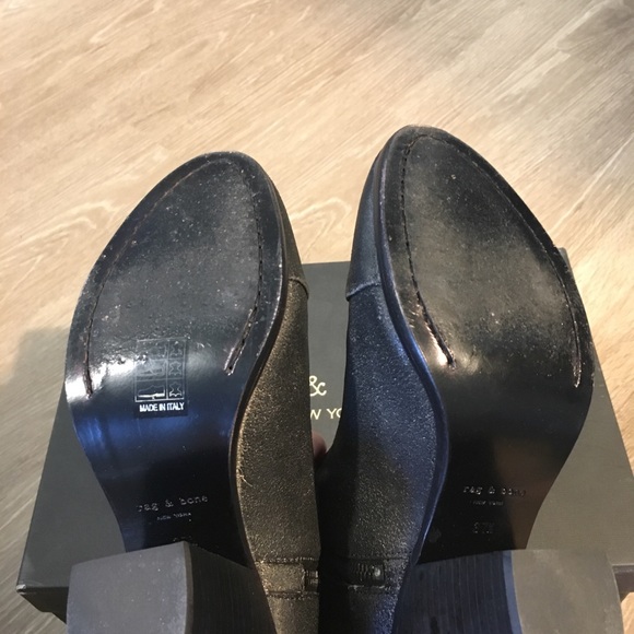 Rag and Bone distressed suede Margot booties - Picture 6 of 8